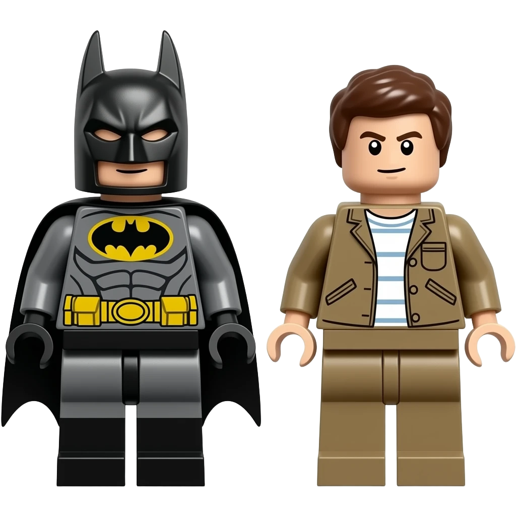 Lego Figures object 23117 Batman & Bernard boy emoji