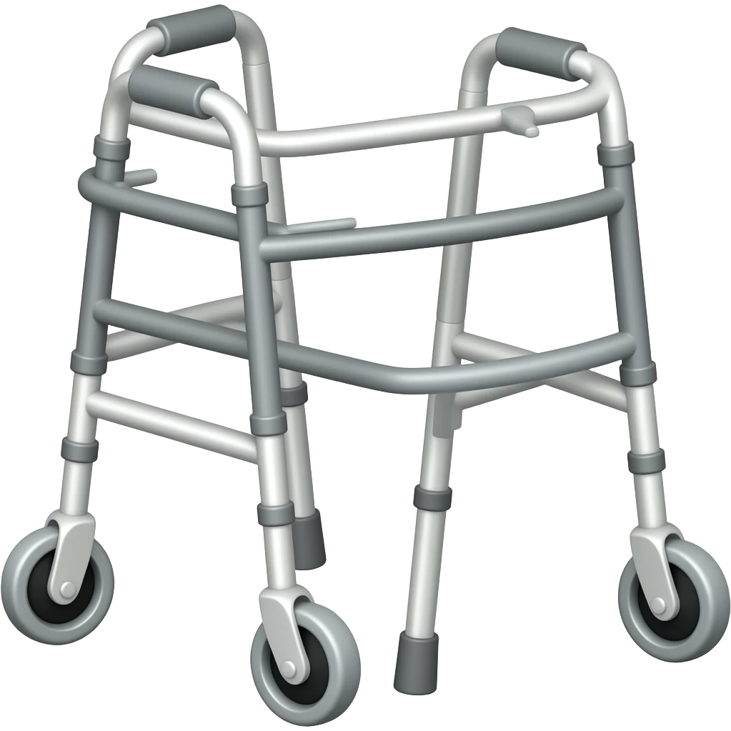 walking frame emoji
