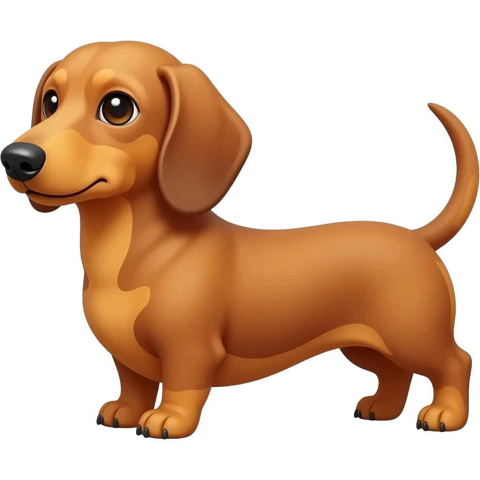 Honey dachshund emoji