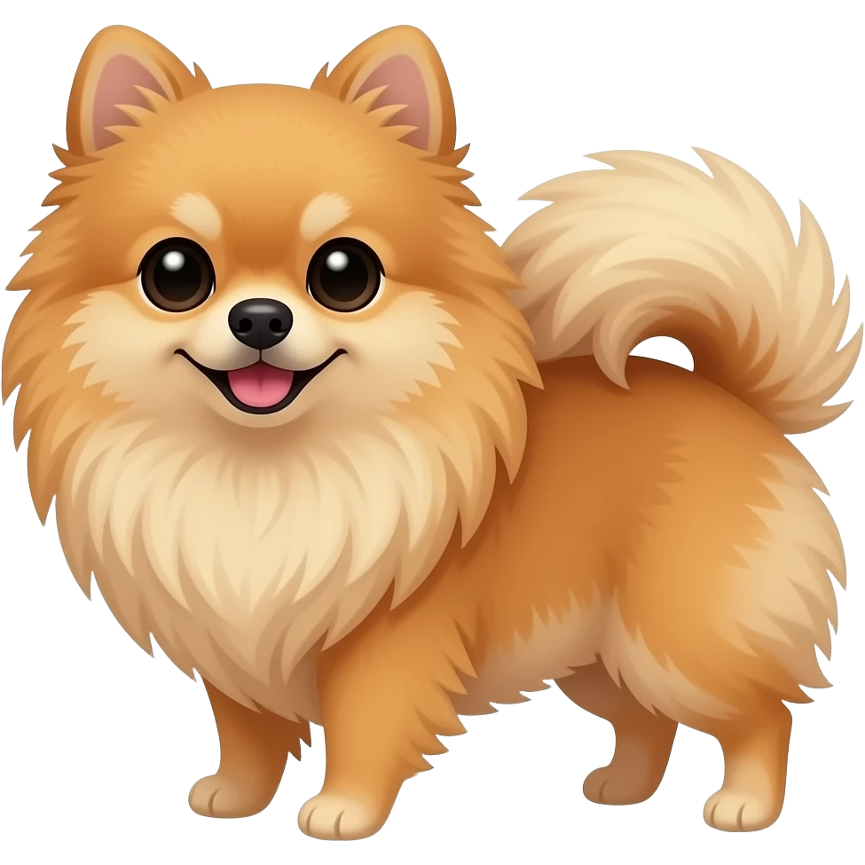 Merle Pomeranian emoji