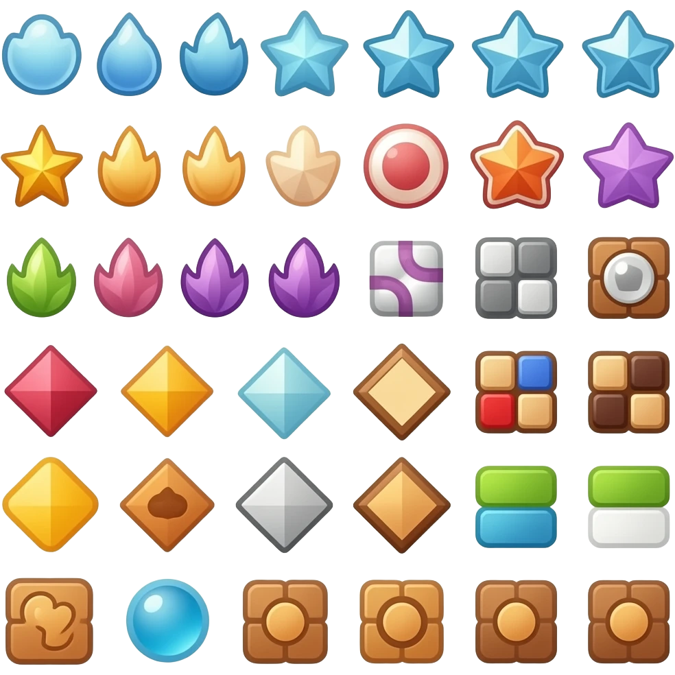 Packs de Assets 2D (Sprites e Tilesets) emoji
