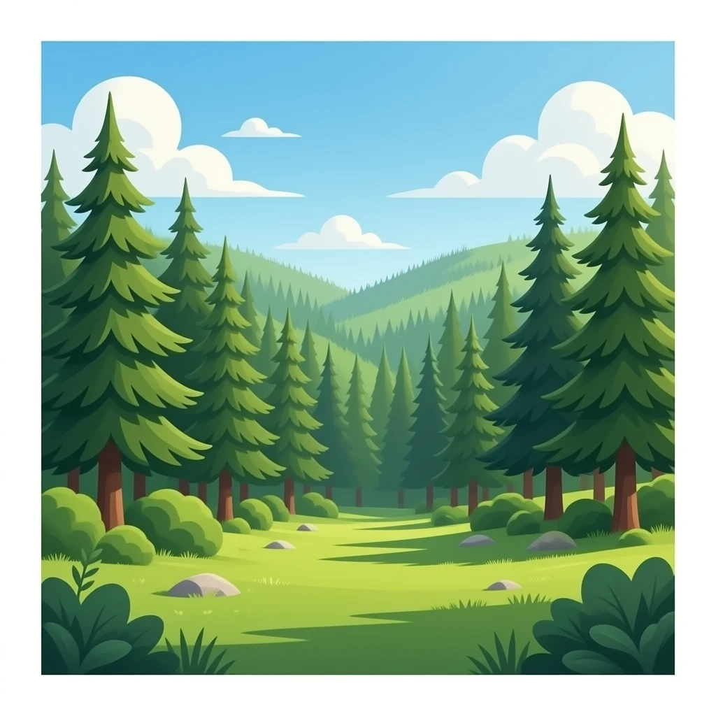 bosque realista emoji