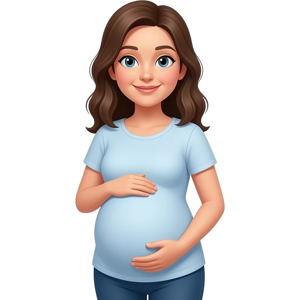 Pregnant woman emoji first trimester emoji