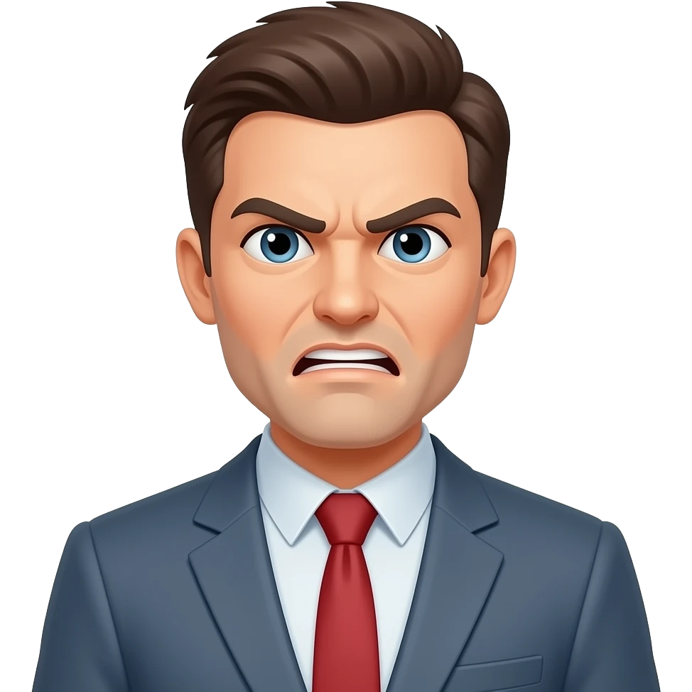 Angree on Customer emoji