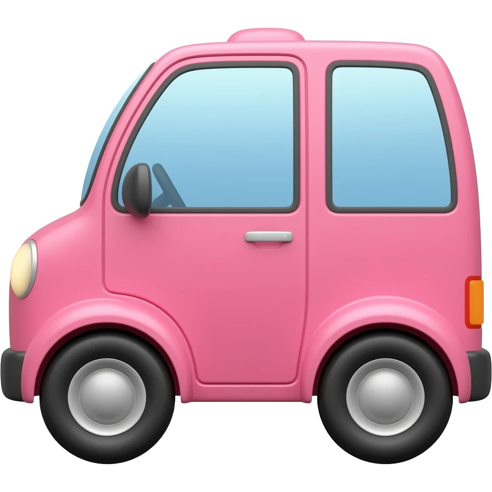 Haz otra vez el carrito rosado, como el emoji