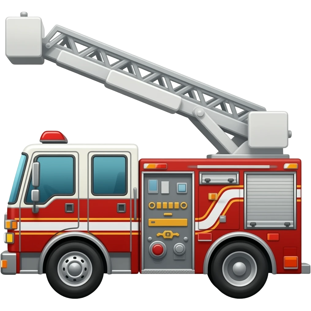 Fire Truck Side View emoji