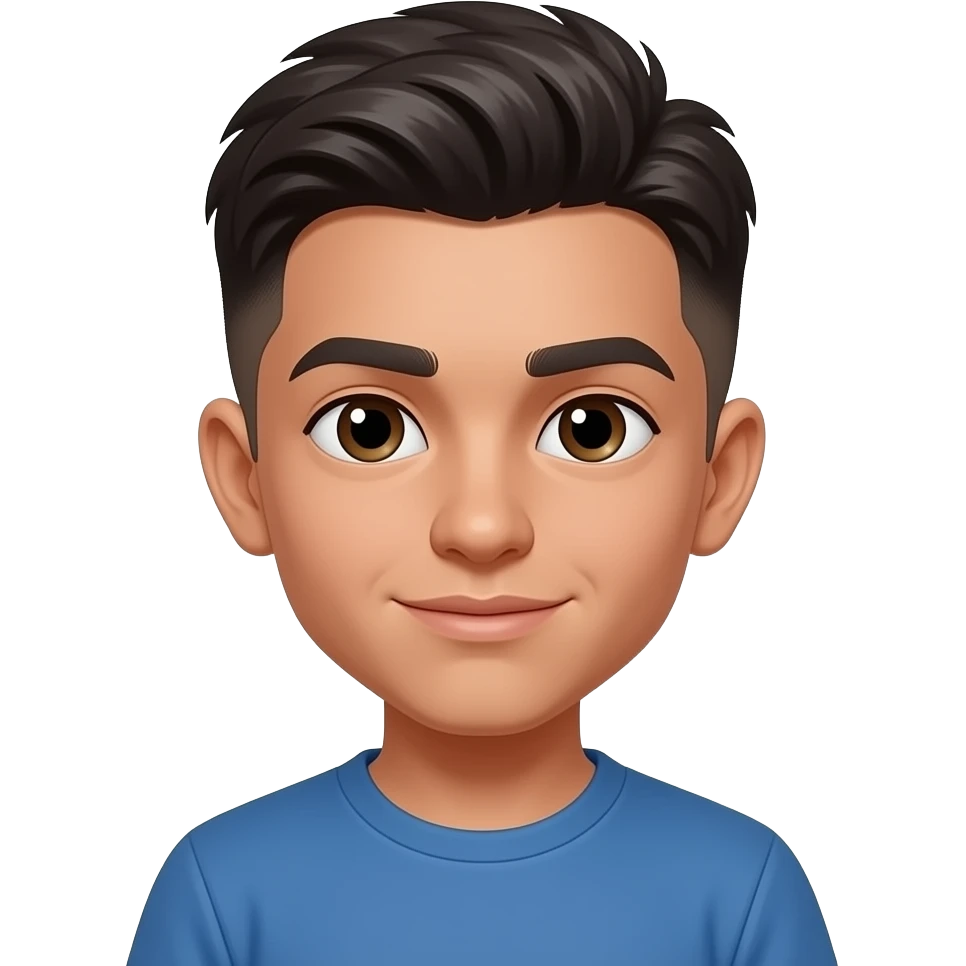 a blunt, bowl-shaped fringe paired with tapered sides haircut, hispanis, 15 yrs, no combover emoji