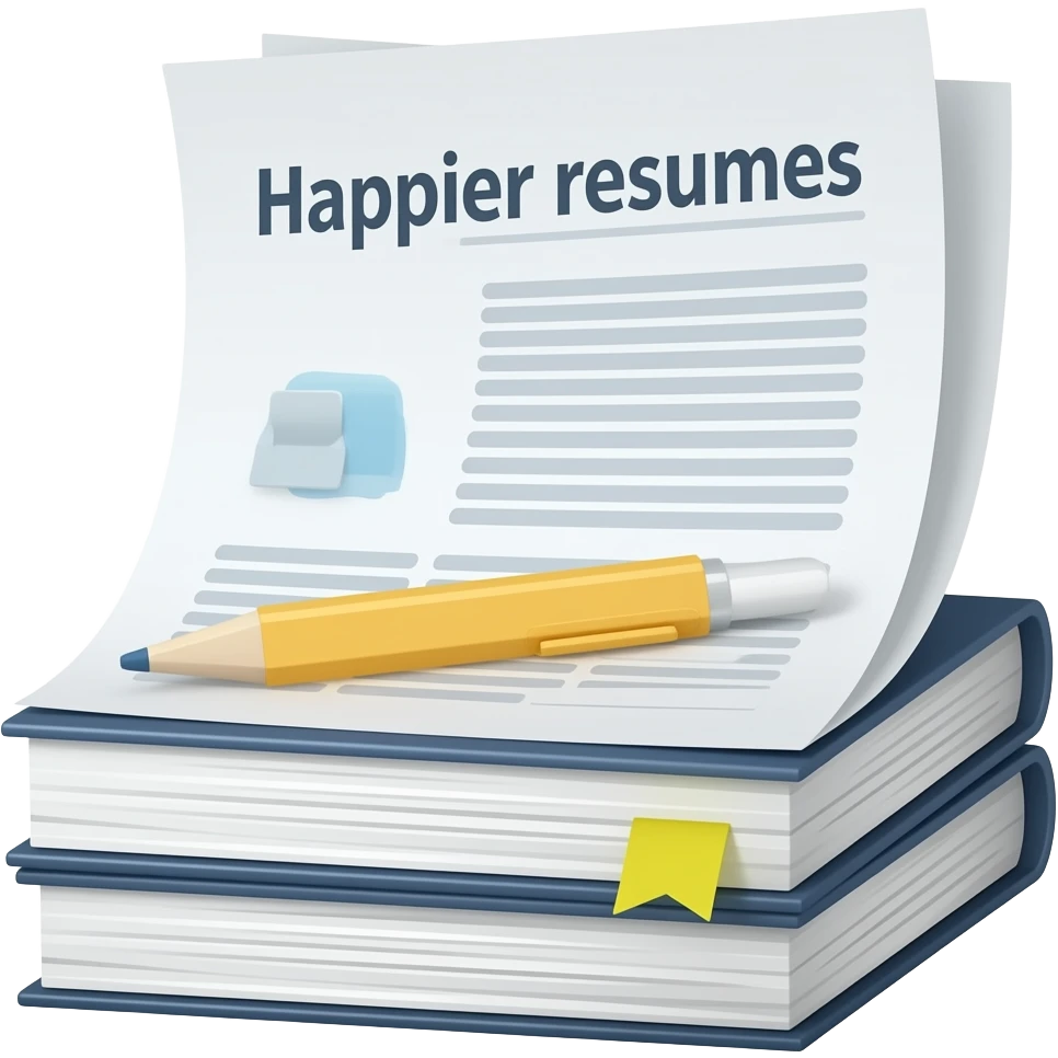 stack of resumes happier emoji