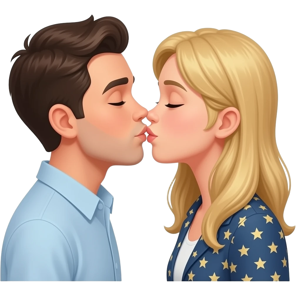 Good night kisses emoji