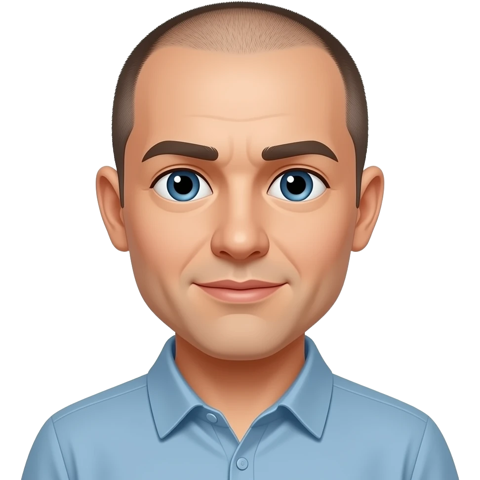 My hair is falling out. I'm going bald. emoji