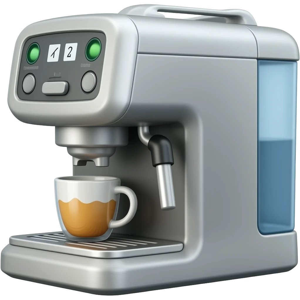 Hyper-personalization coffee machine emoji
