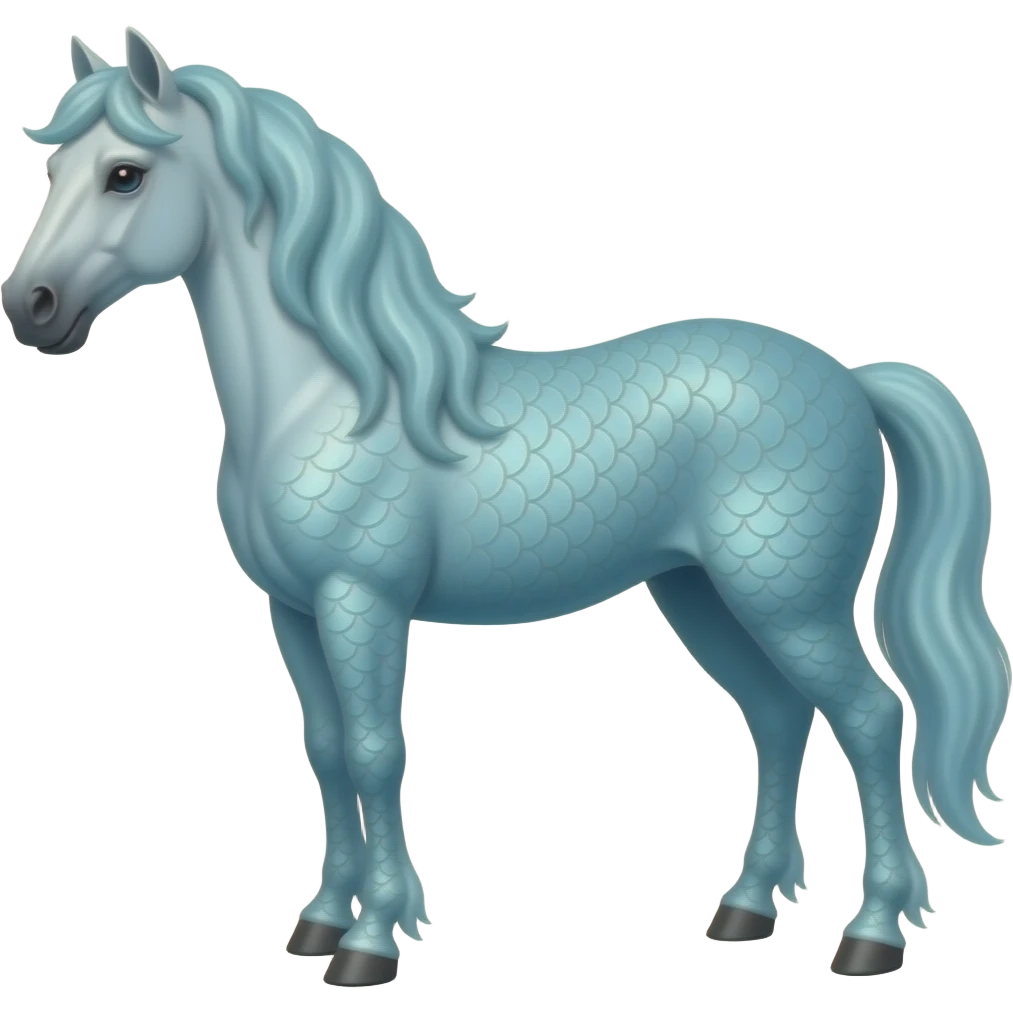 Mermaid horse emoji