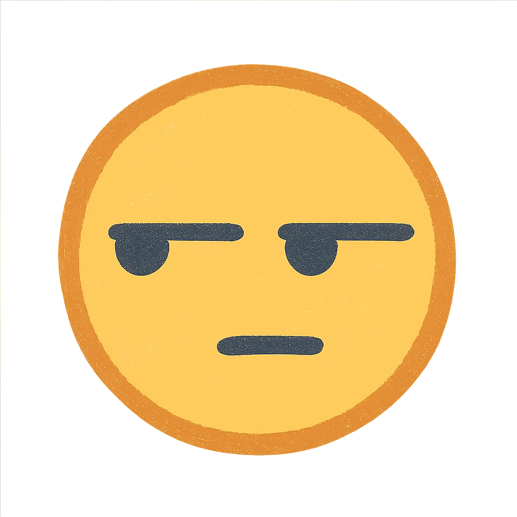 side eye yellow emoji emoji