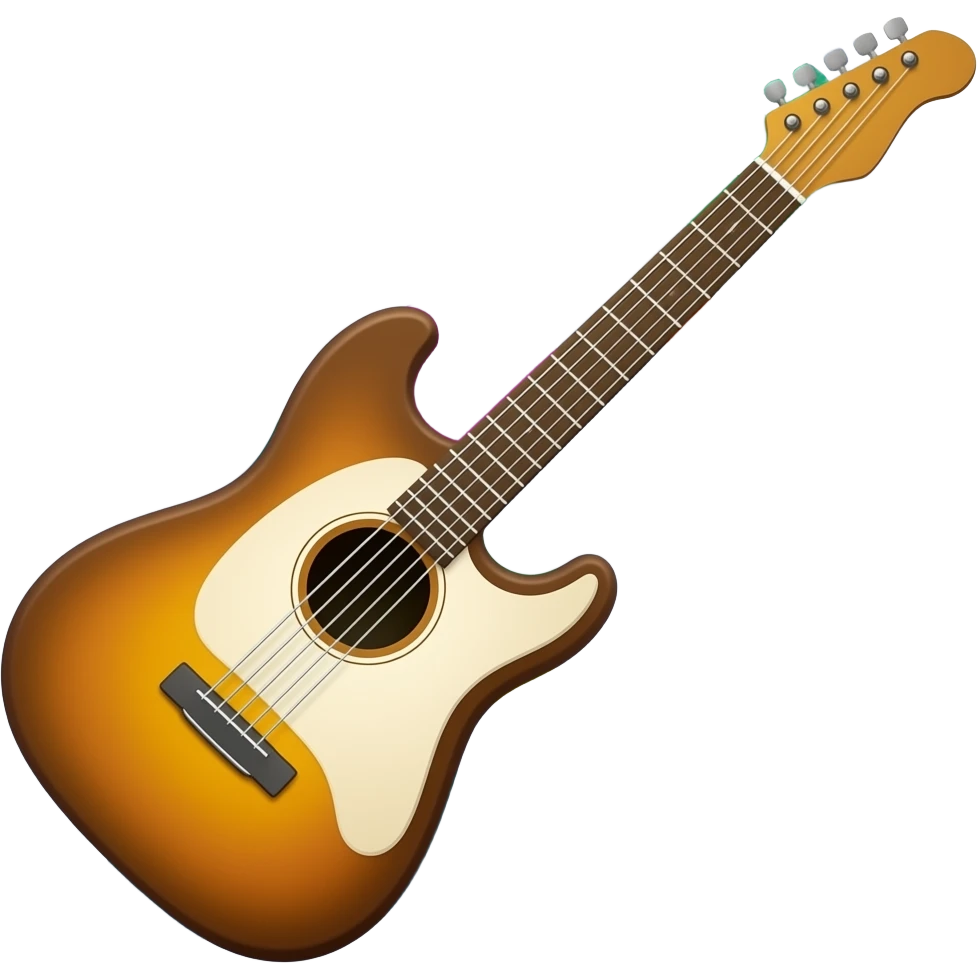 Violão emoji de iphone emoji