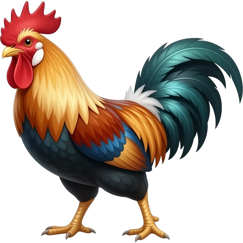 Fighting cock emoji