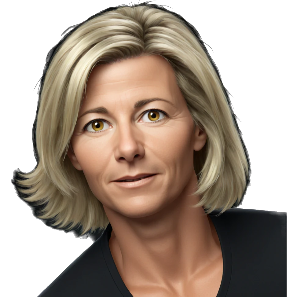 blonde boy portrait on black emoji