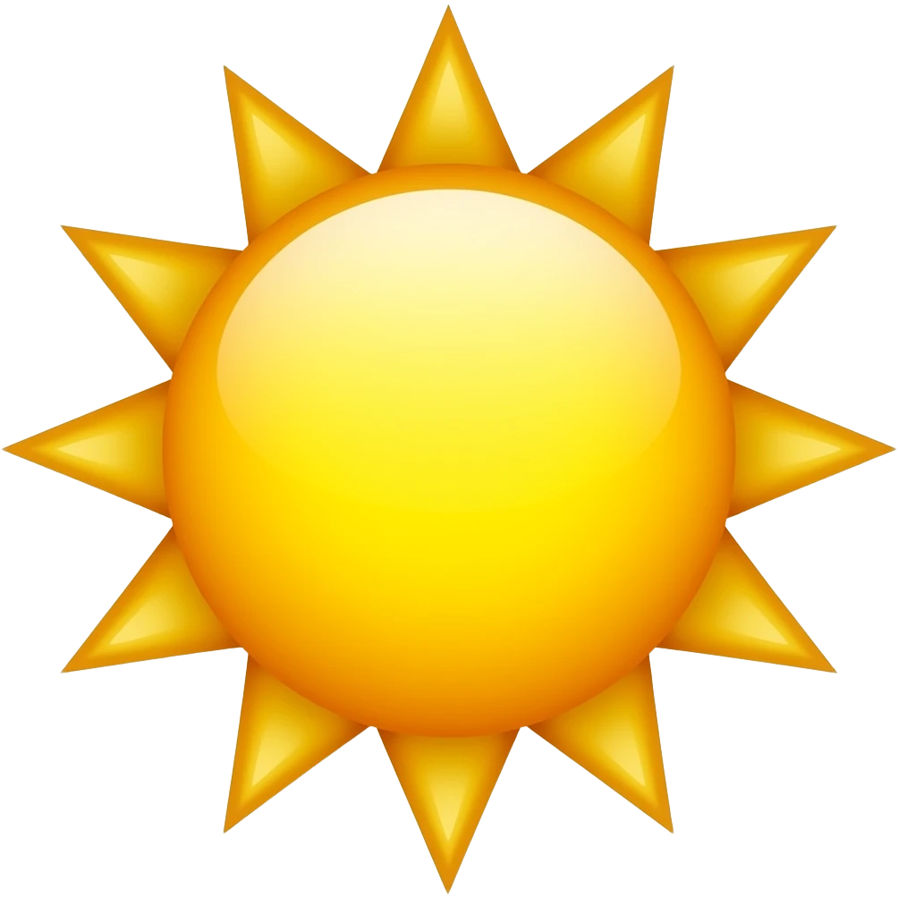 Sun emoji