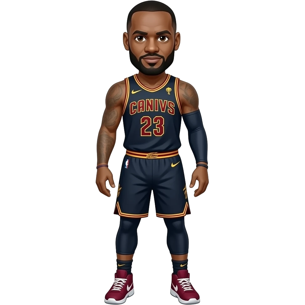 lebron on the Cavs prime emoji