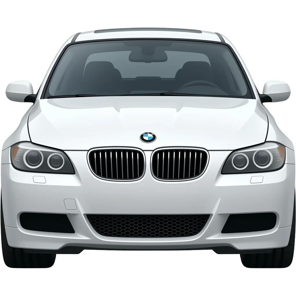 white bmw e91 emoji