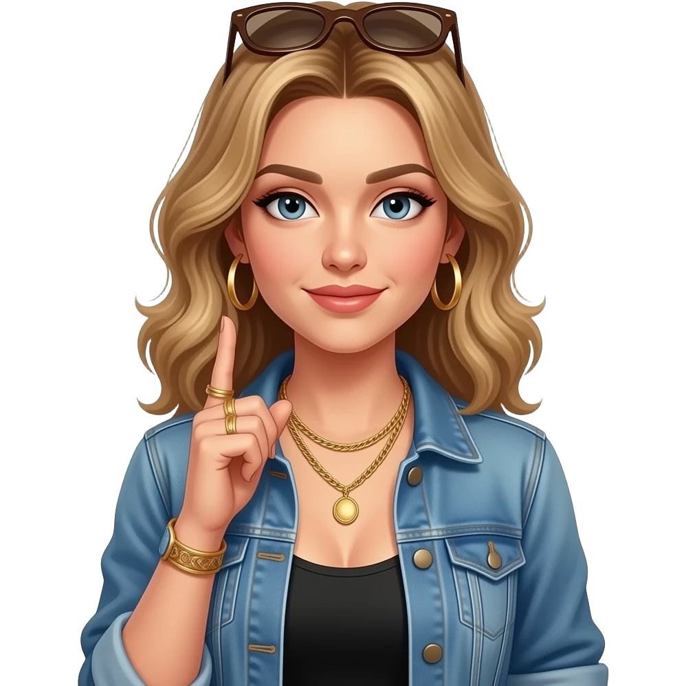 Glamorous Pose Photo – a person posing in stylish attire put this girl photo in magzine cover emoji