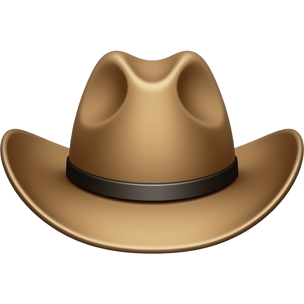 Sombrero vaquero emoji