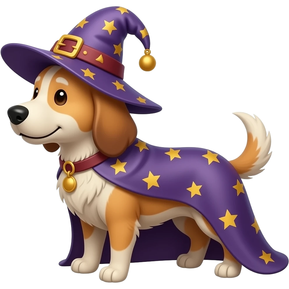 Dog wizard emoji