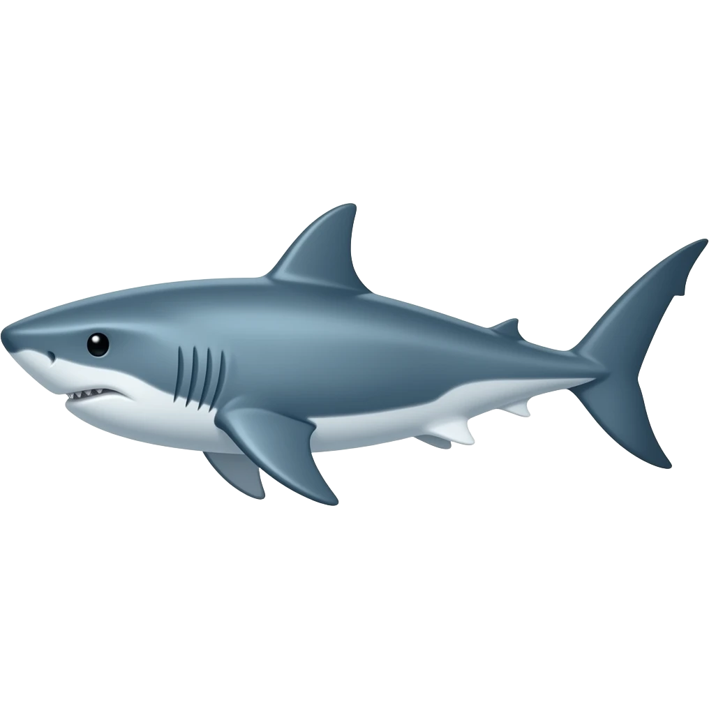 winter shark emoji