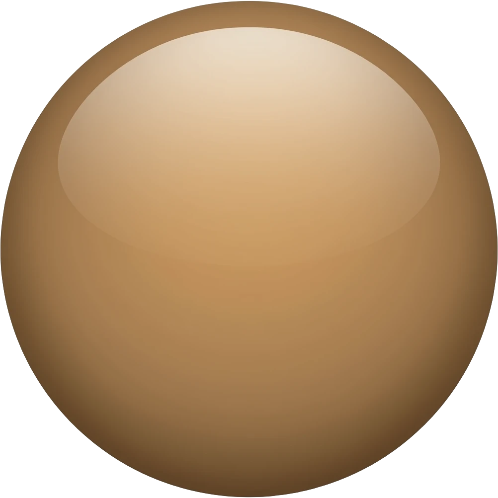 Brown Circle emoji