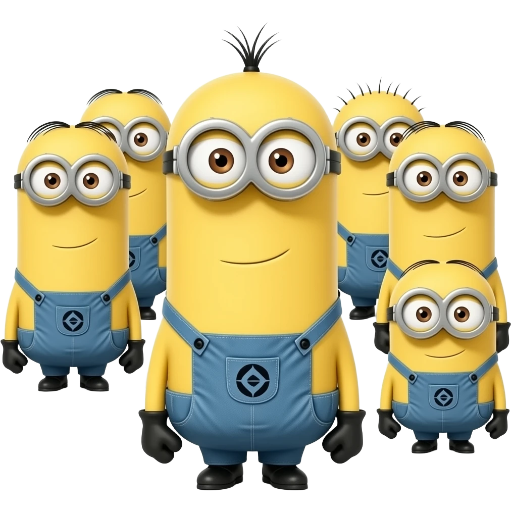MULTIDÃO DE lacaios se ajoelhando com a frase "Salve Didi" Minions emoji
