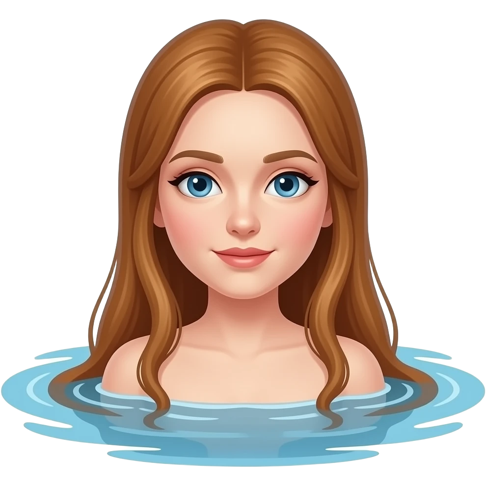 River Rusalka where a girl drowning emoji
