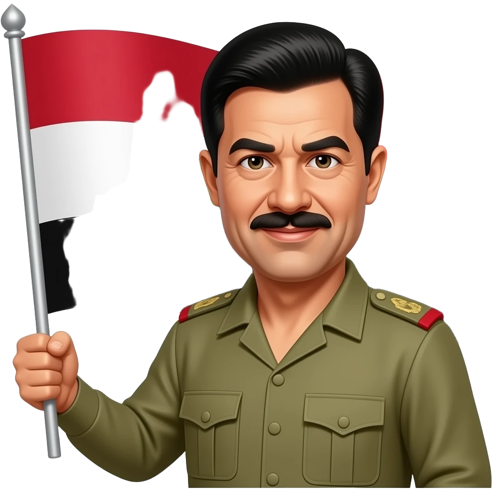 Saddam iraqi flagr emoji
