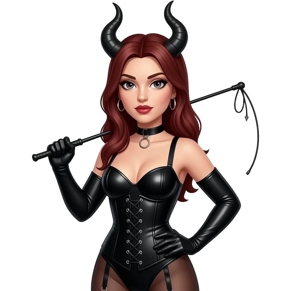 Dominatrix whithout horns emoji