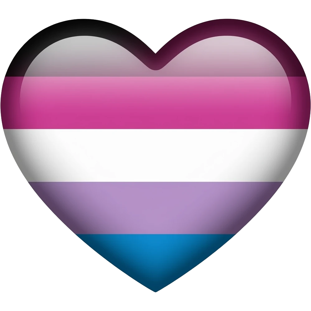 LESBIAN heart flag emoji
