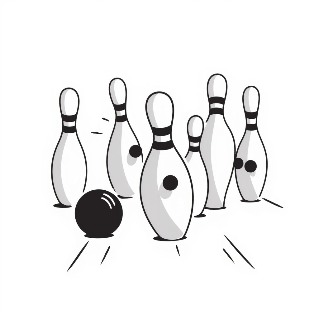 Bowling pins emoji