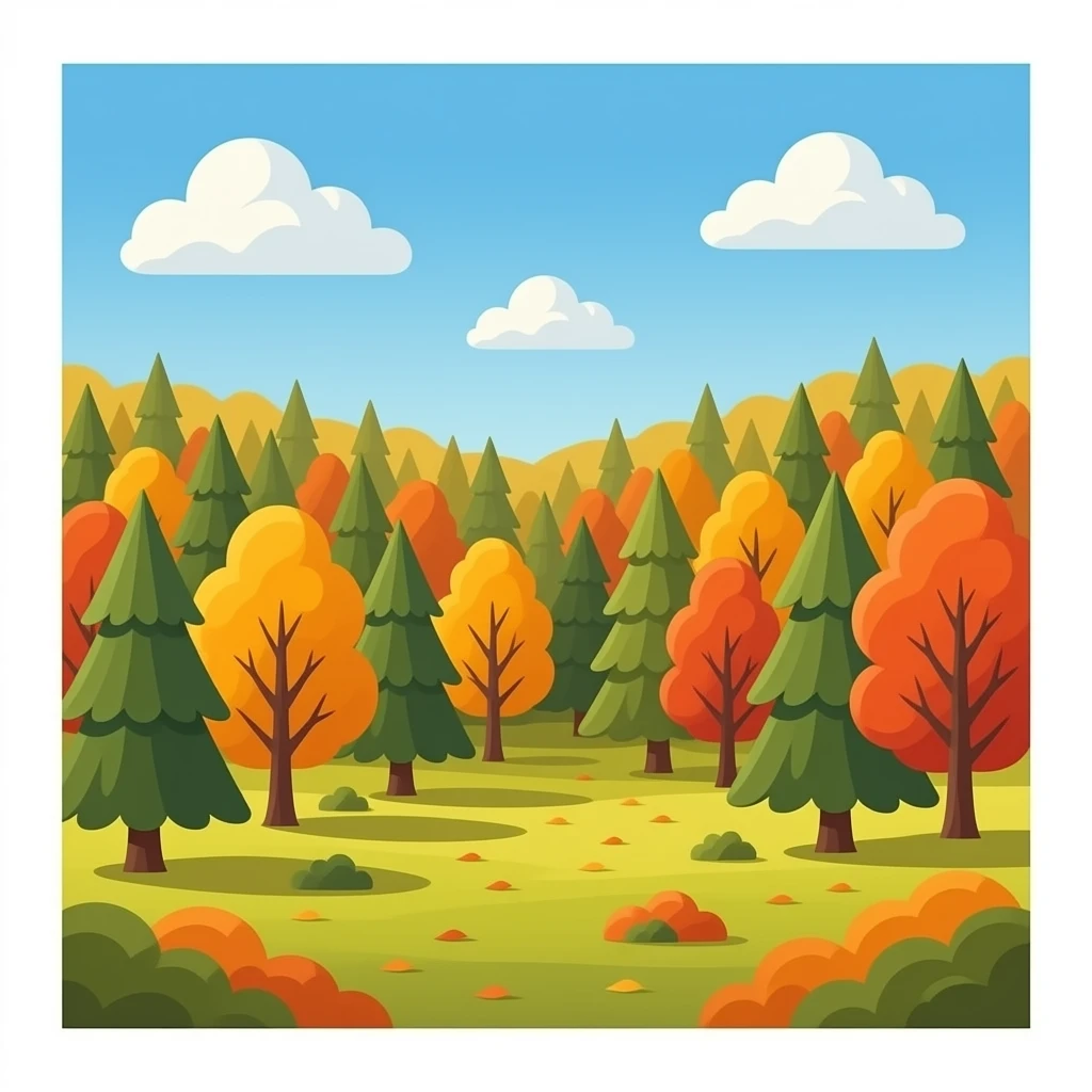 autumn forest emoji