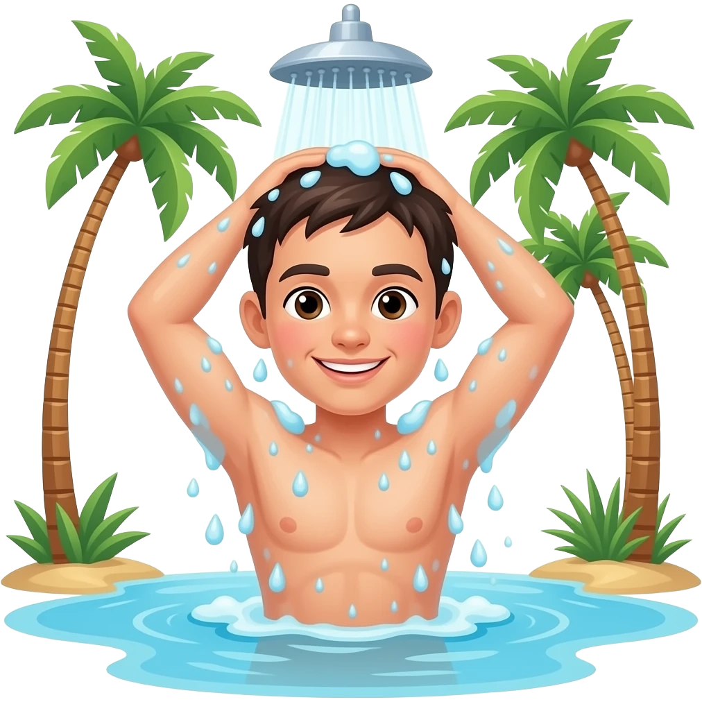 tropical shower emoji