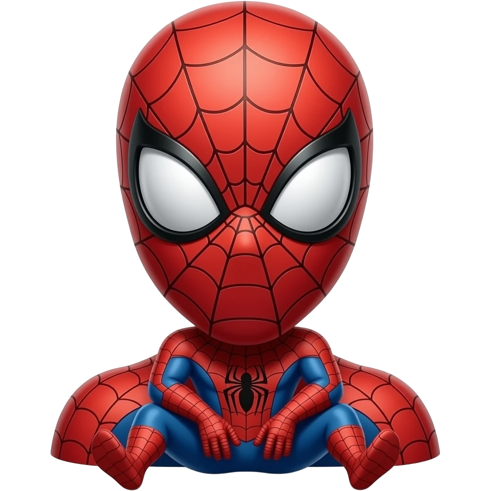 spidey man resting emoji