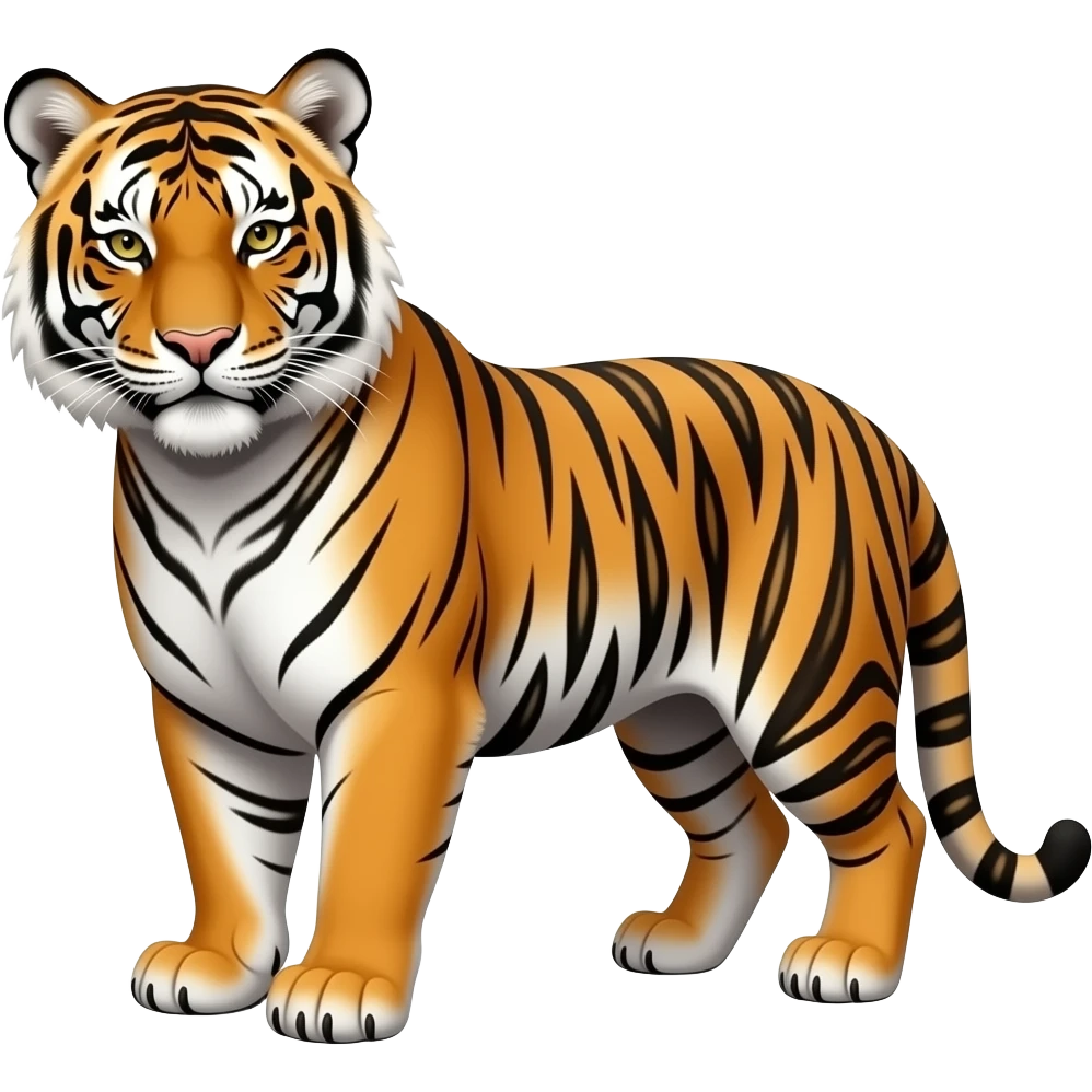 tiger love you emoji