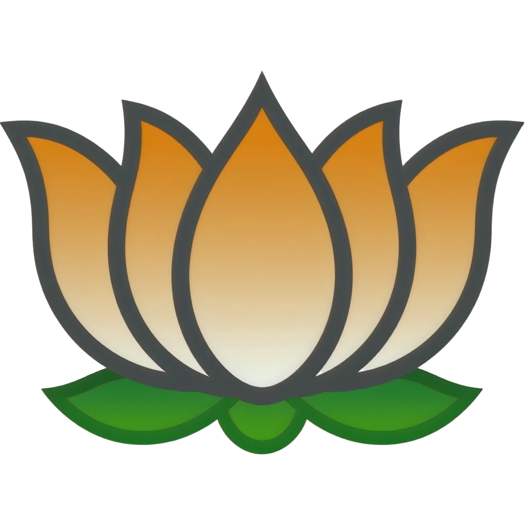 BJP LOTUS EMOJI emoji
