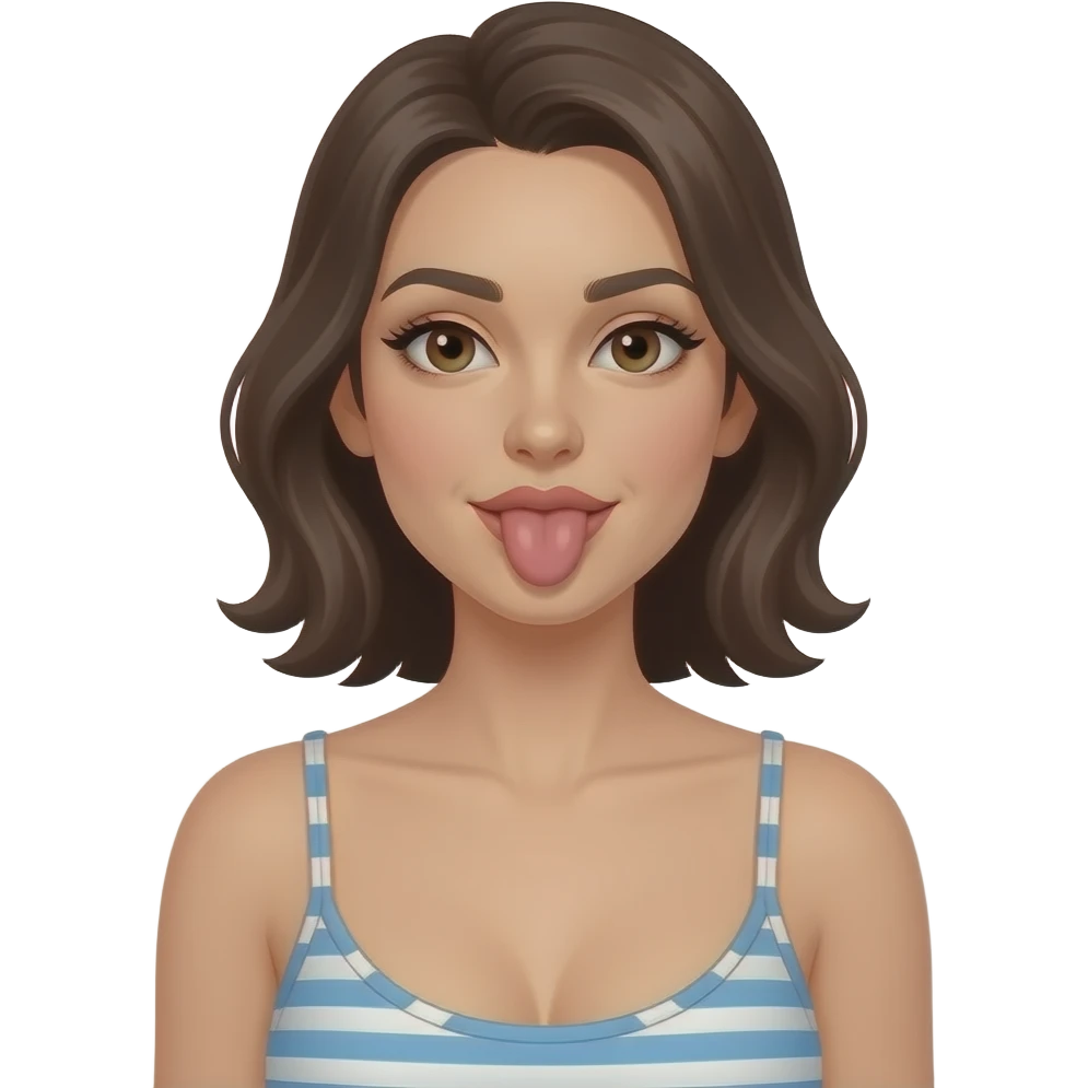 Boobs licking emoji