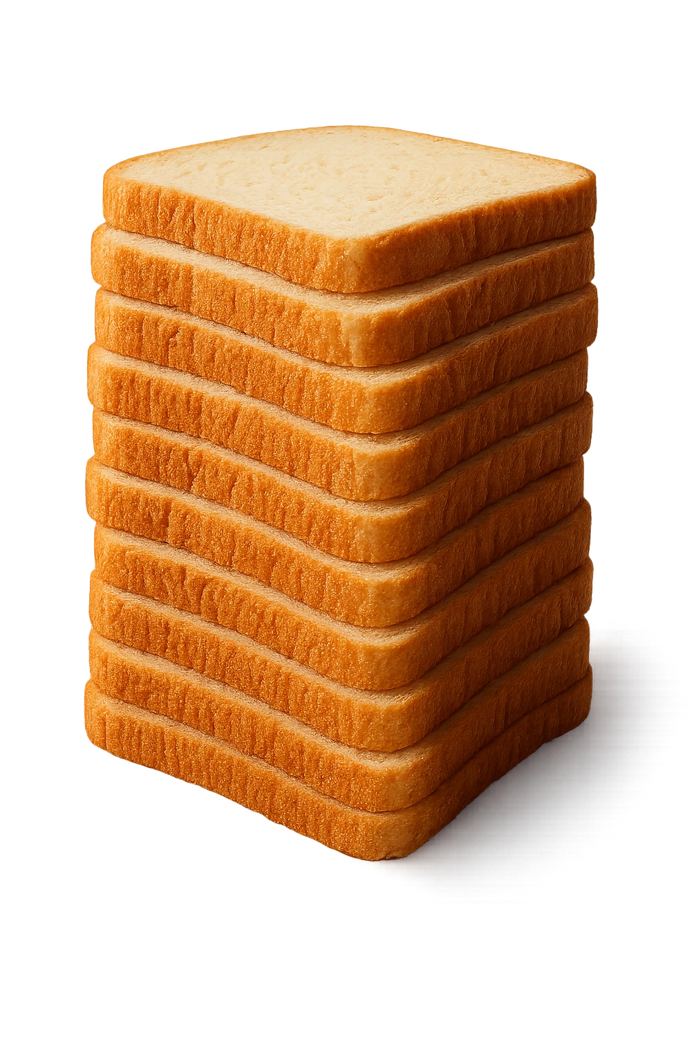 TORRETTA DI FETTINE DI PANE,  iperrealistico 4k emoji