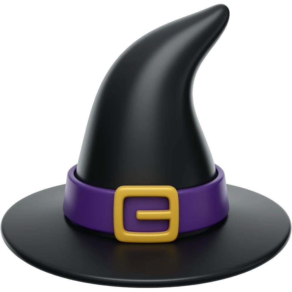 Add a witch hat emoji