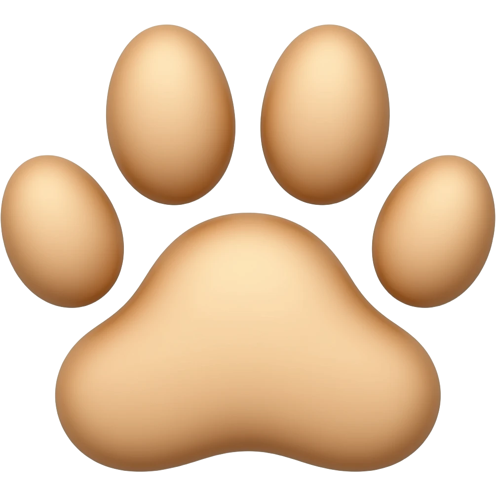 paw print emoji