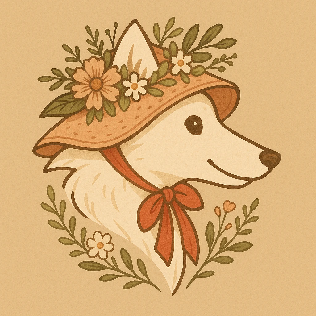 Give the Overwolf logo a cute cottagecore makeover emoji