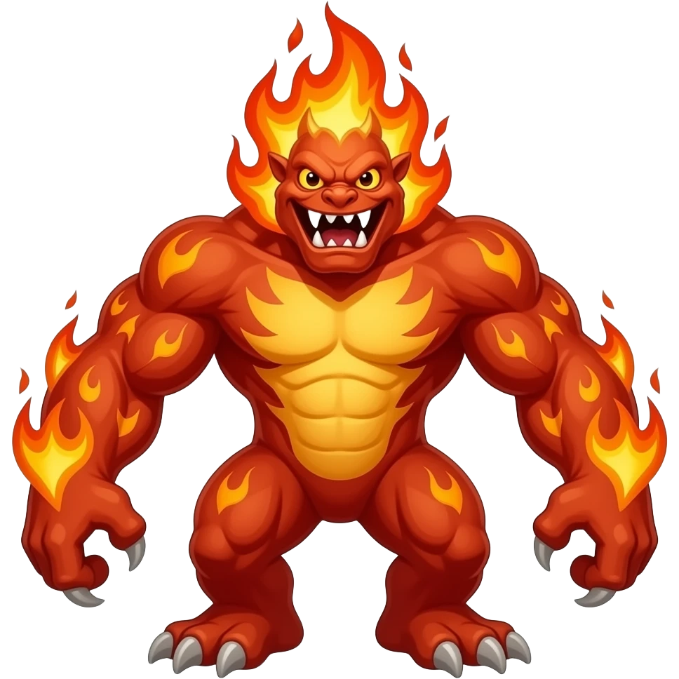 Fire Monster emoji