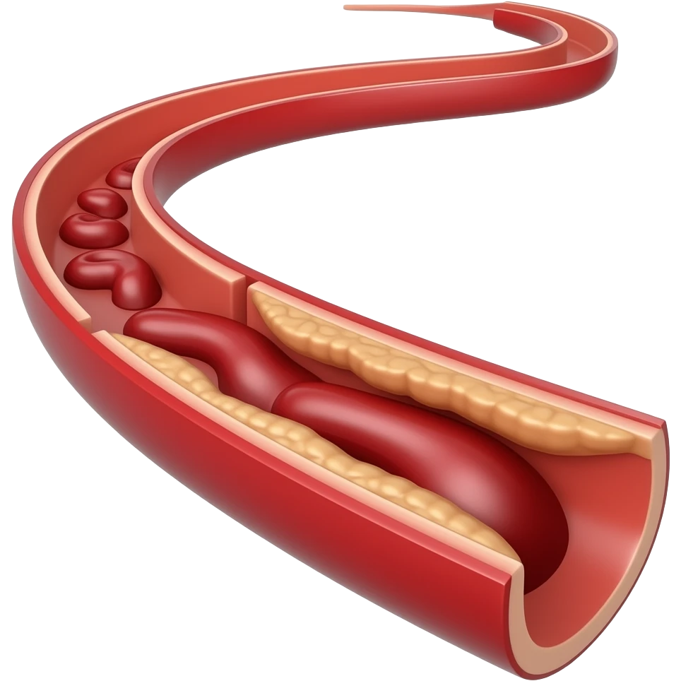 a long Blood Vessel emoji