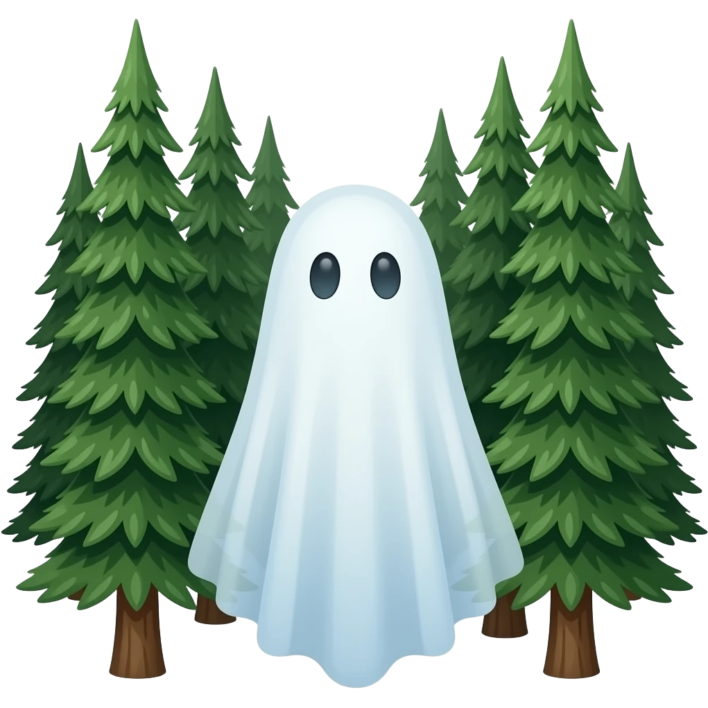 forest ghost emoji