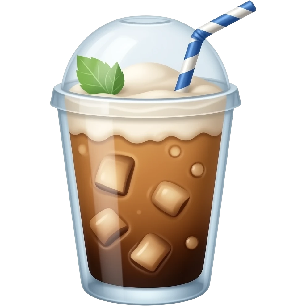 iced latte emoji