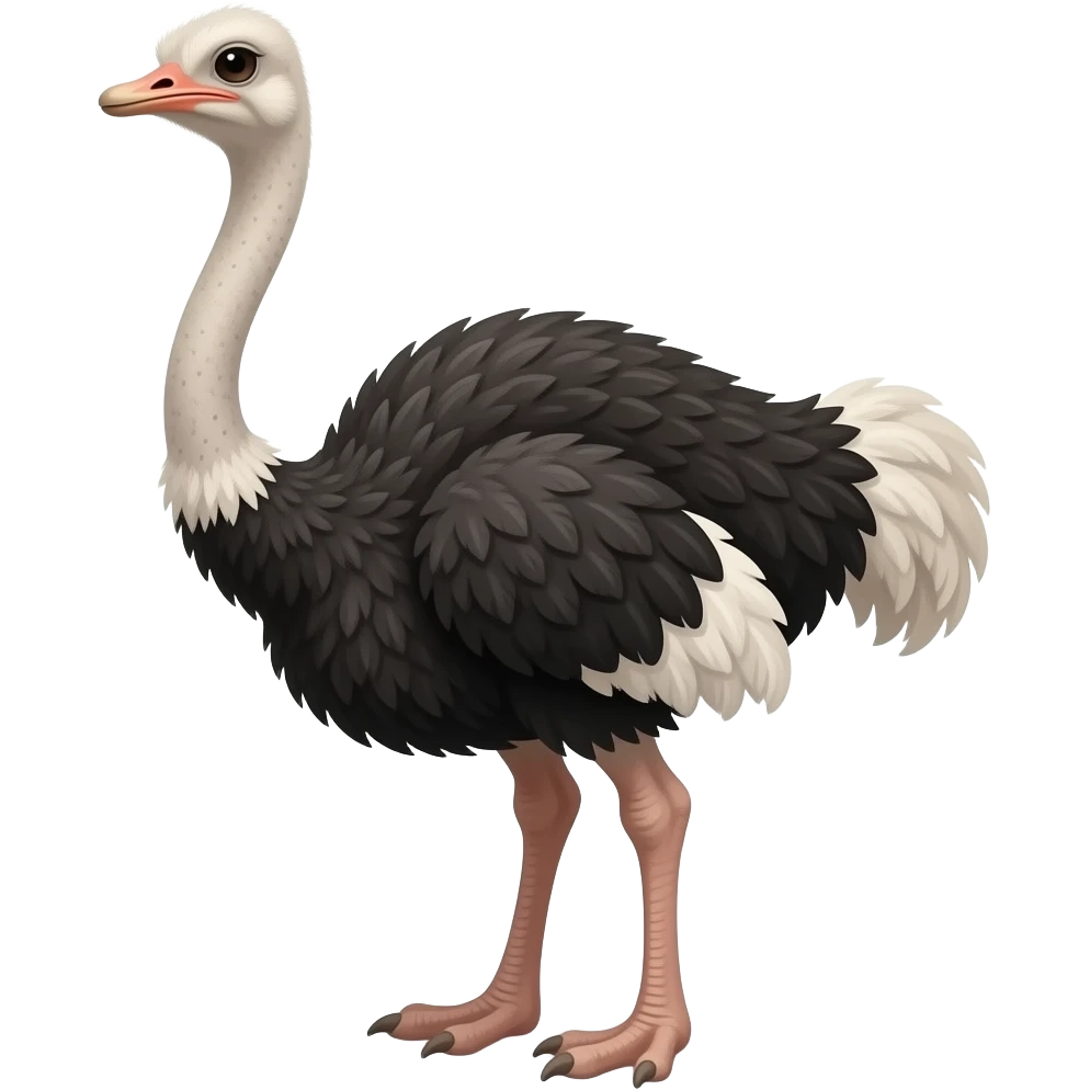 Ostrich emoji