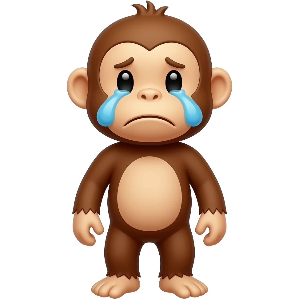 crying monkey emoji